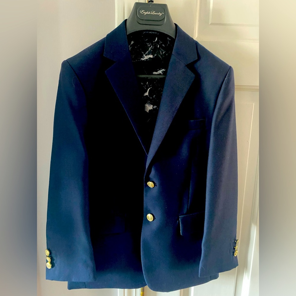Two English Laundry boys blazers, size 10 and 8
